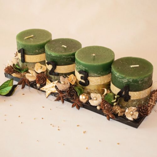 DSC_4829 Large Adventni venček - Natural Green