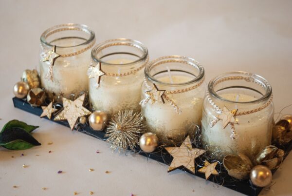 Adventni venček - Zlate Zvezde